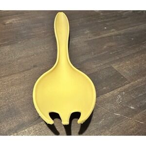Tupperware Spork Spoon Fork Harvest Gold Serving Kitchen Cooking Utensil Vintage